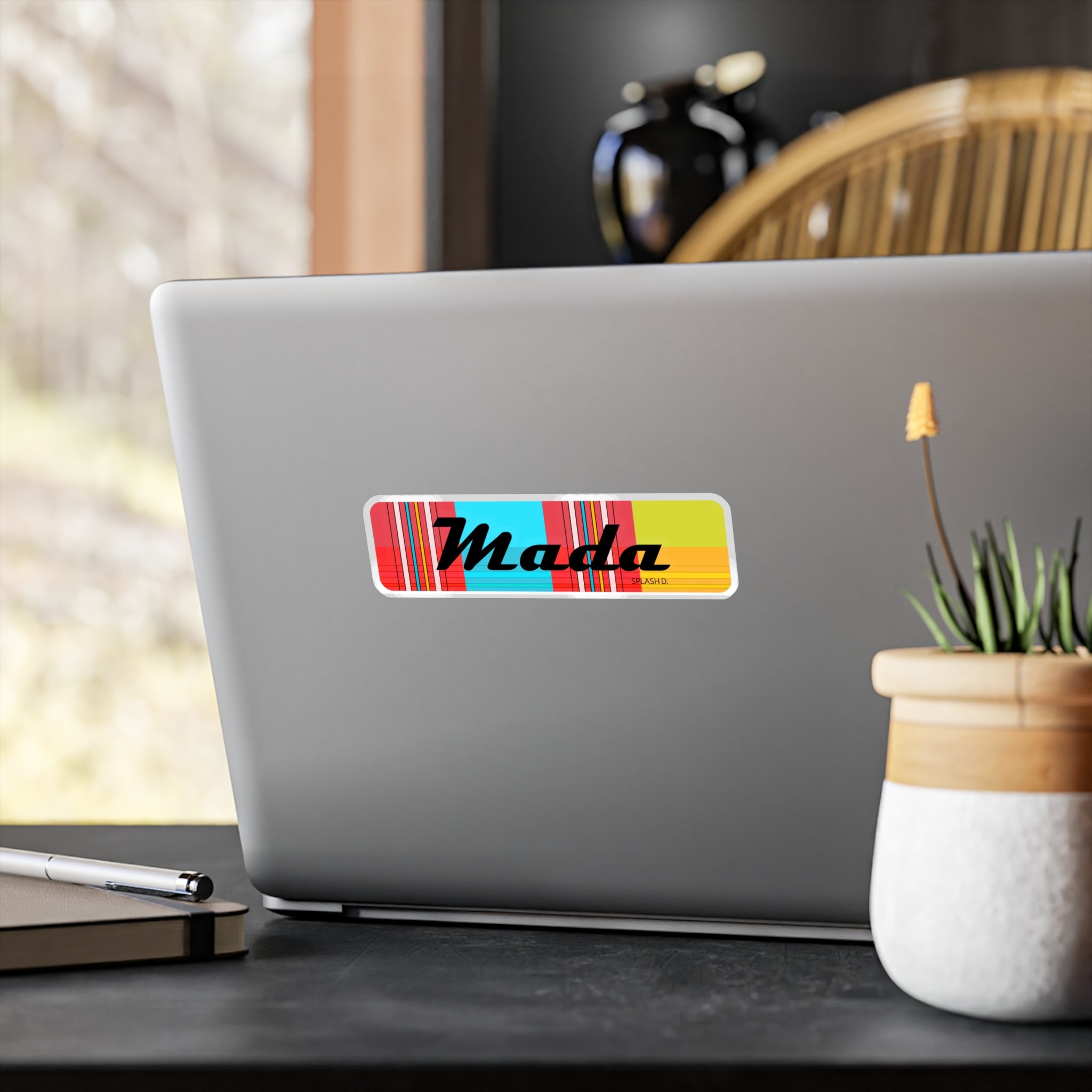 Sticker "Mada" - madras "Plage des Caraïbes"