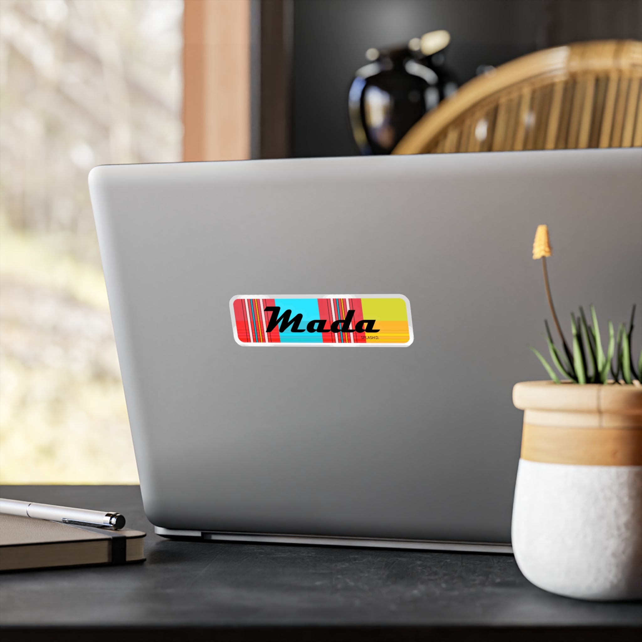 Sticker "Mada" - madras "Plage des Caraïbes"