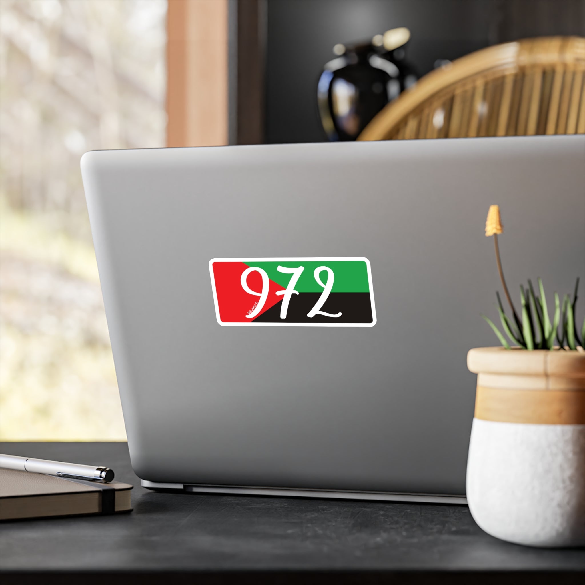 Sticker "972" - drapeau régional