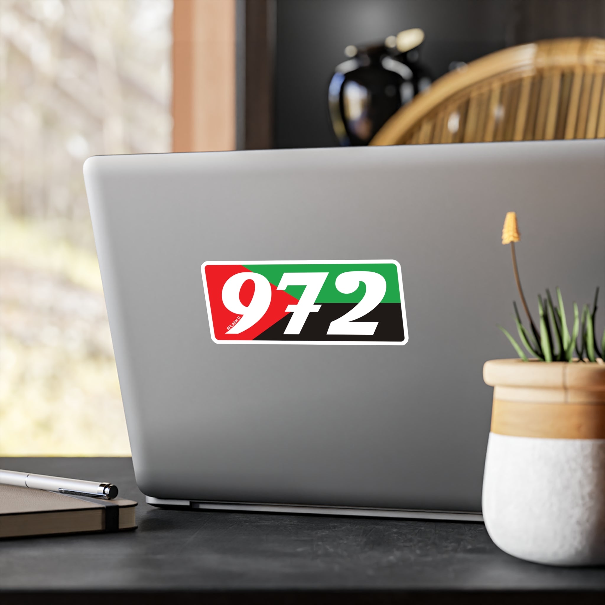 Sticker "972" - drapeau régional