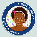 Autocollant "Bébé à bord Jade" de Prodigi, sticker bleu avec motif de bébé, à coller sur voiture ou surface visible