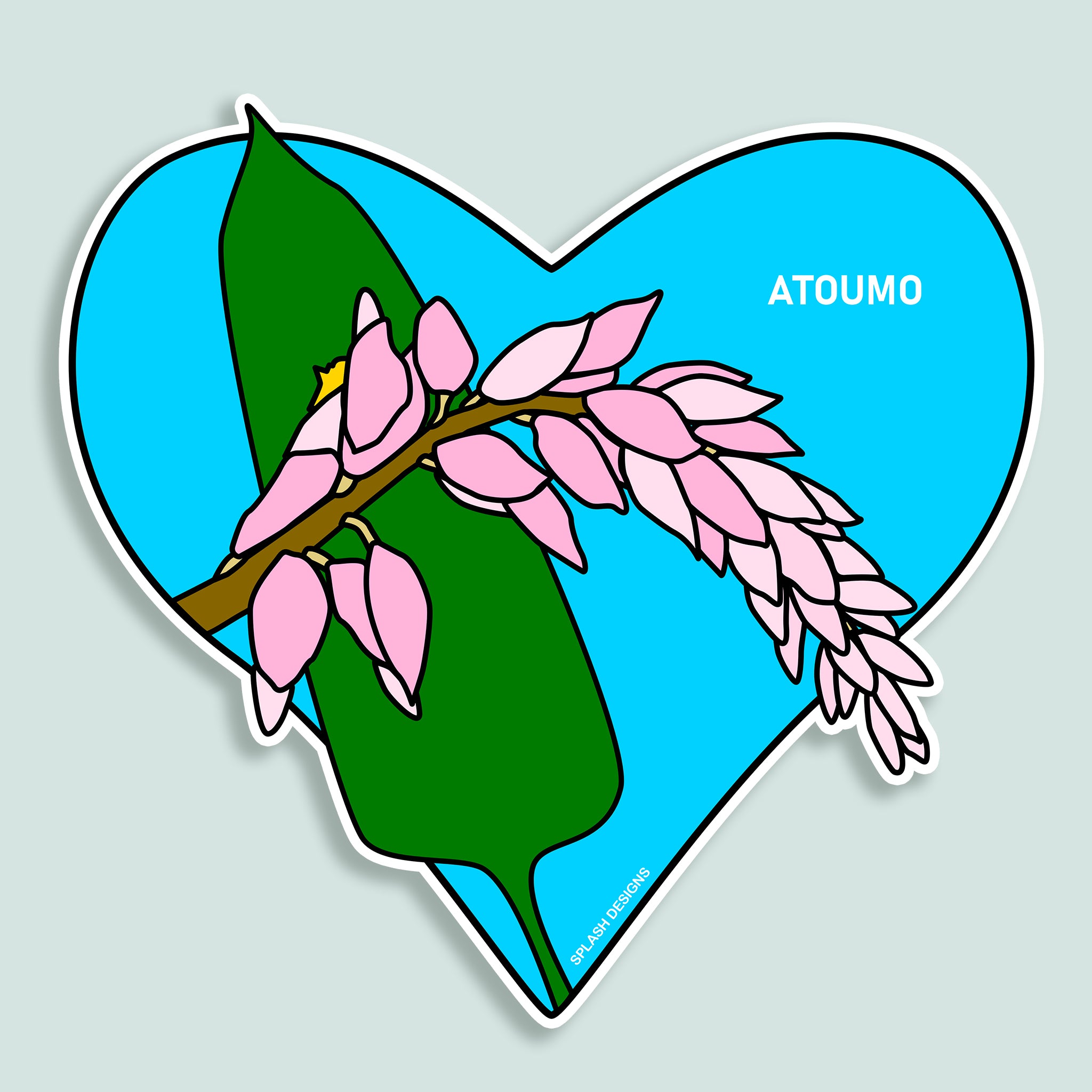 Sticker "Atoumo" - Splash Designs