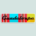 Sticker "Guadeloupe" - madras "Plage des Caraïbes" - Splash Designs