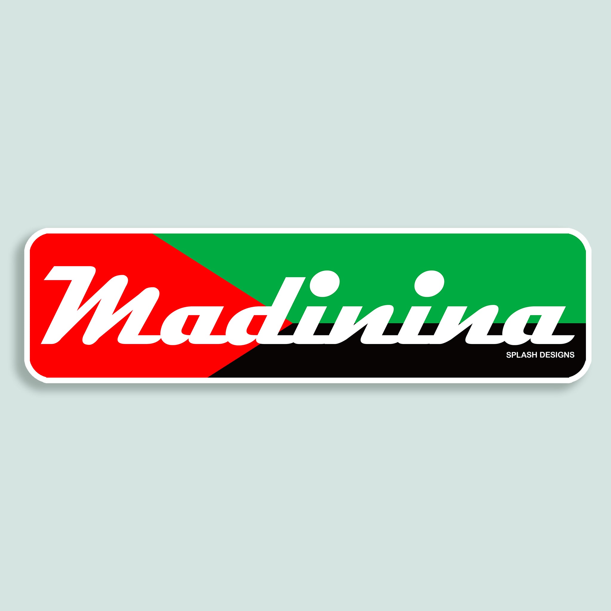 Sticker "Madinina" - drapeau - Splash Designs