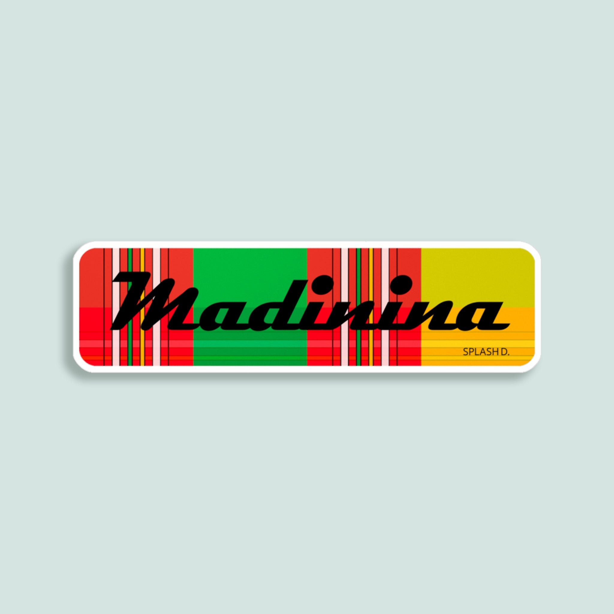 Sticker "Madinina" - madras traditionnel