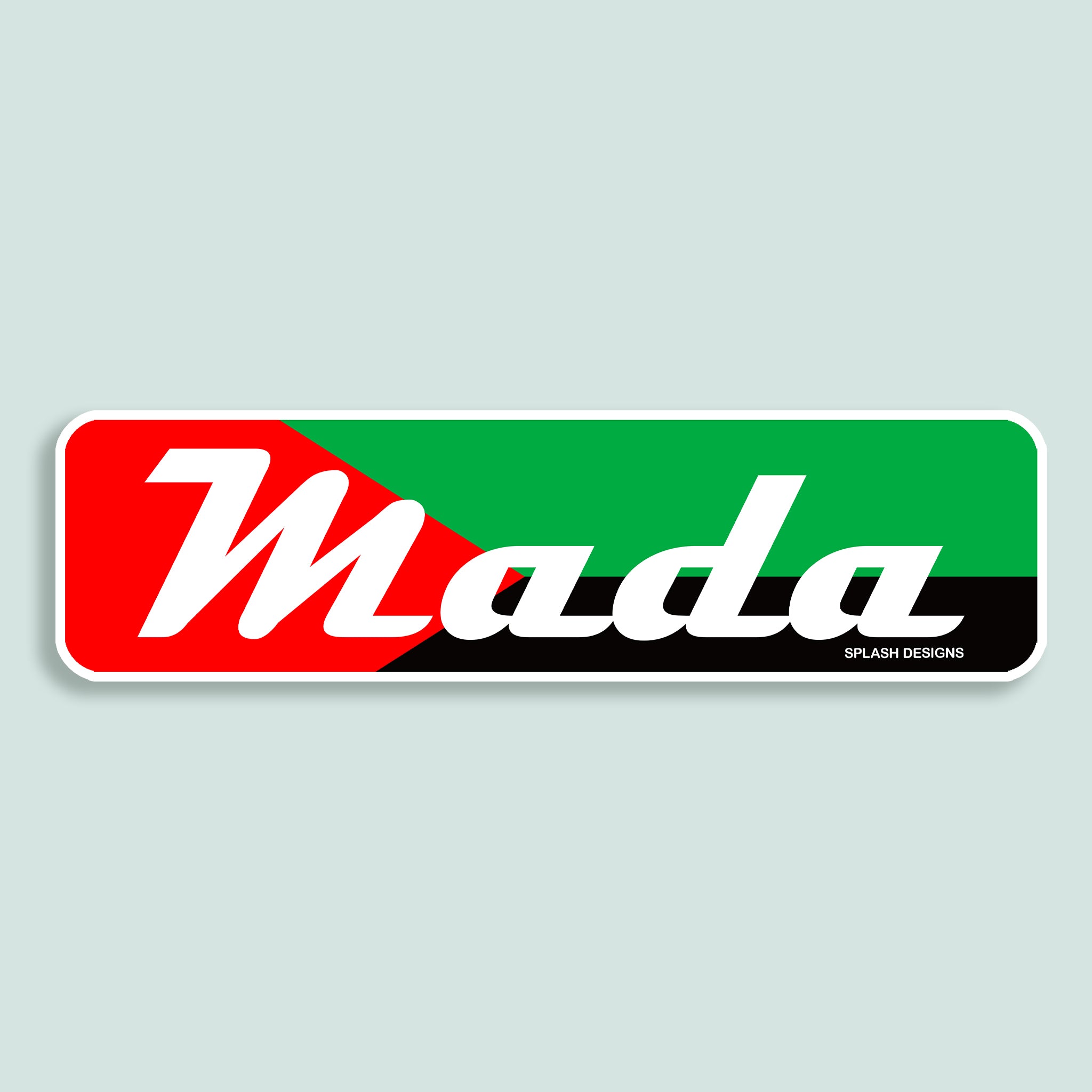 Sticker "Mada" - drapeau régional - Splash Designs