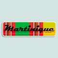 Sticker "Martinique" - madras traditionnel - Splash Designs