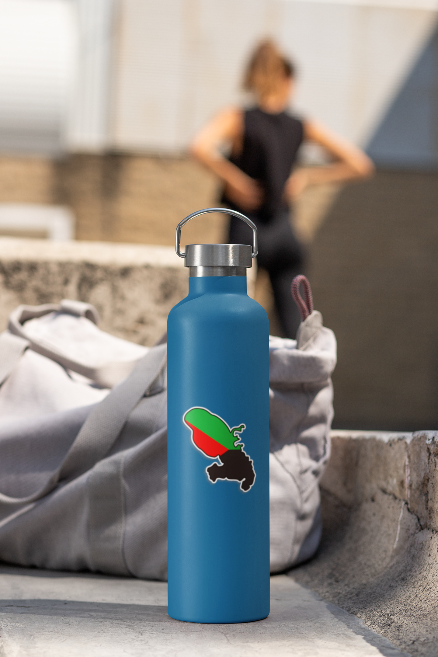 Sticker Île de la Martinique - drapeau régional